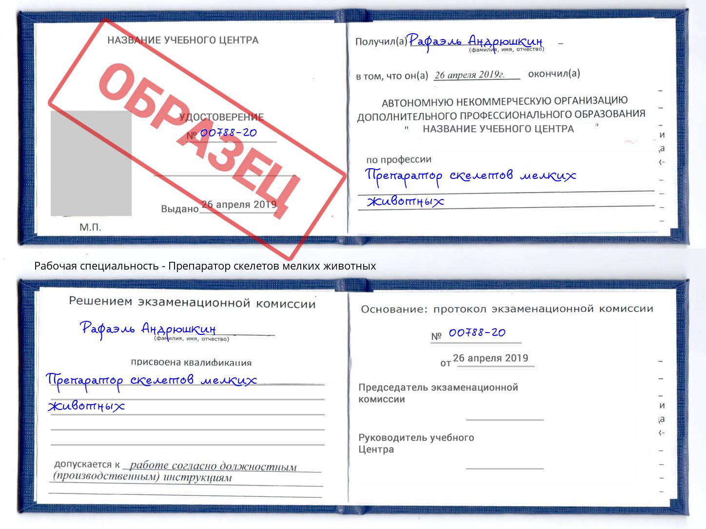 Препаратор скелетов мелких животных Чебаркуль